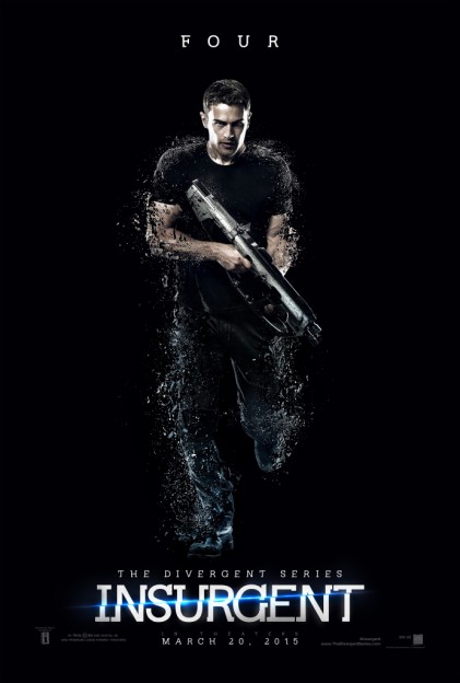 Theo James as Four Insurgent motion poster
