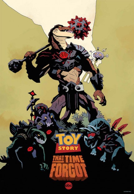 "Toy Story That Time Forgot" poster by Mike Mignola