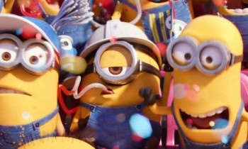 Minions Super Bowl ad party at the game