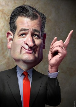 Ted Cruz portrait donkeyhotey