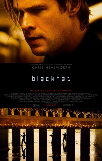 blackhat CHris Hemsworth movie poster
