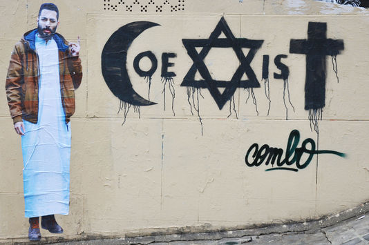 Combo coexist graffitti attack