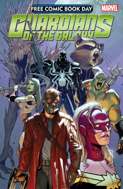 Guardians of the Galaxy free comic book day comic book cover