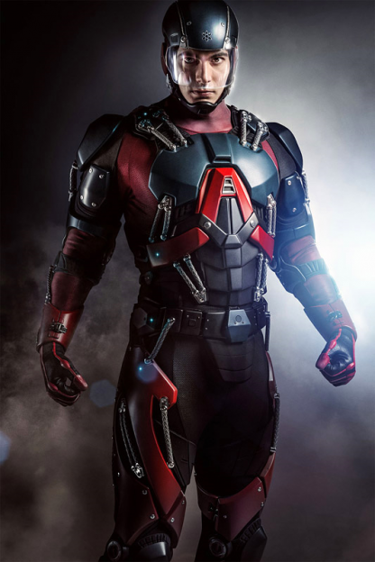 Brandon Routh as Atom on Arrow full size view costume armor