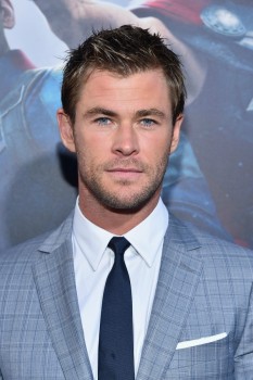 Chris Hemsworth Avengers Age of Ultron world premiere close up portrait