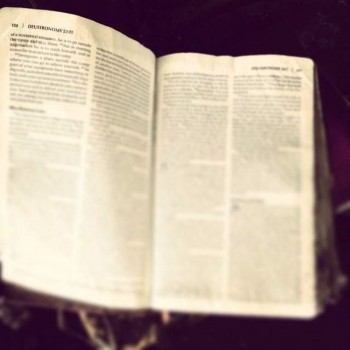 Lady Antebellum posted this photo of her Bible which survived a bus fire  photo/ facebook