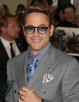 Robert Downey Jr at the world premiere of Marvel's "Avengers: Age Of Ultron" at the Dolby Theatre on April 13, 2015 in Hollywood, California.