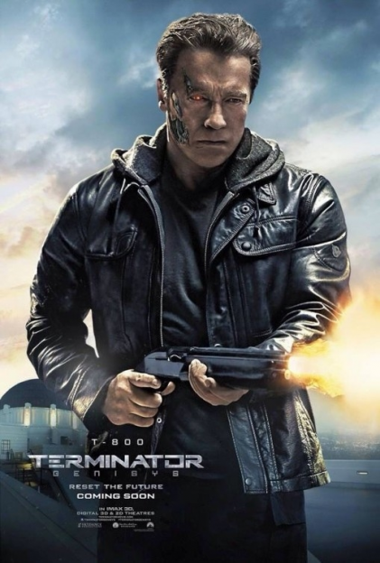 Arnold Schwarzenegger Terminator Genesys poster