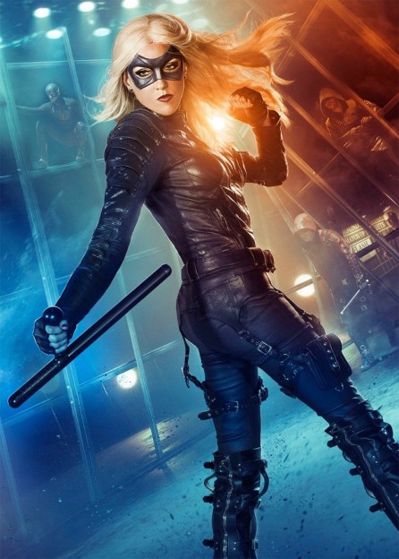 Katie Cassidy as Black Canary Arrow season 3 poster