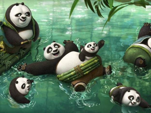Kung-Fu-Panda-3-photo Po Jack Black and family Li dad Bryan Cranston