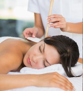 Ear candling   photo supplied/ New Jersey Colonic