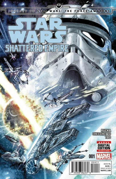 Star Wars Shattered Empire Variant comic book