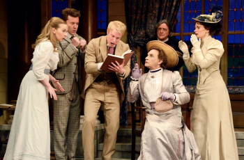 Cast photo from "The Importance of Being Earnest" photo Nobby Clark, courtesy of Fathom Events
