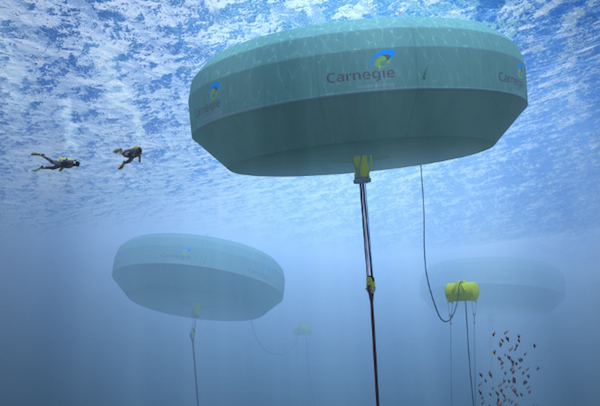 ocean-energy-Australia Carnegie wave energy underwater buoy