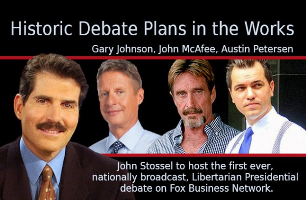 Historic Nationally-televised Libertarian Presidential Debate Planned for March 2016/LP of Pinellas County