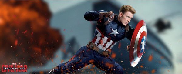 Captain America Civil War Cap Chris Evans banner