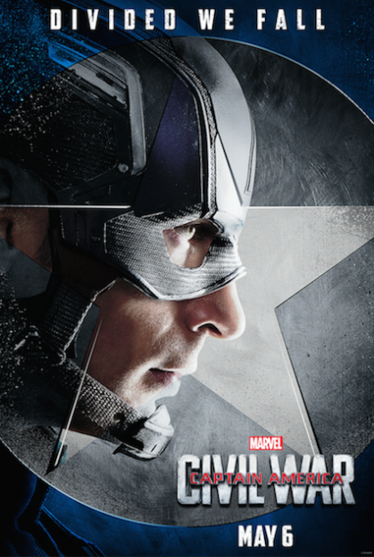 Captain America Civil War Chris Evans cap movie poster