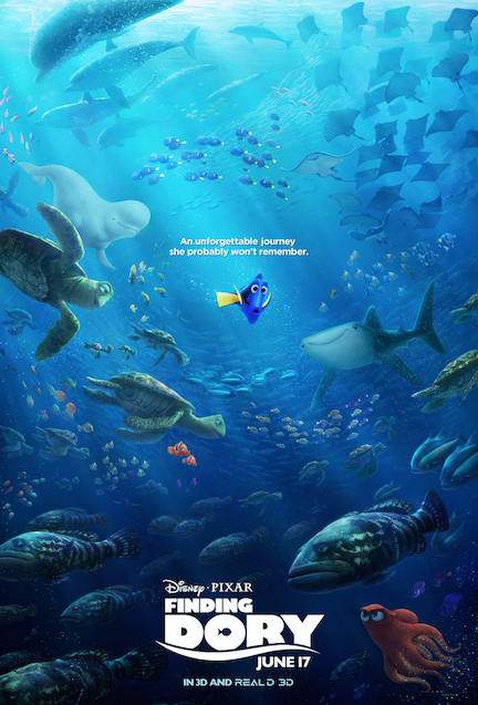 finding dory main movie poster
