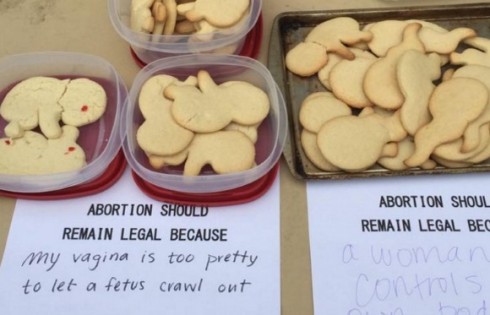 Georgia baby cookies pro abortion rally