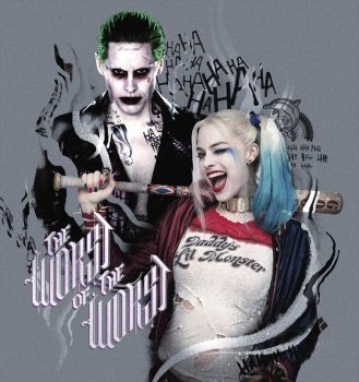 Jared Leto Joker Margot Robbie Harley Quinn Suicide Squad