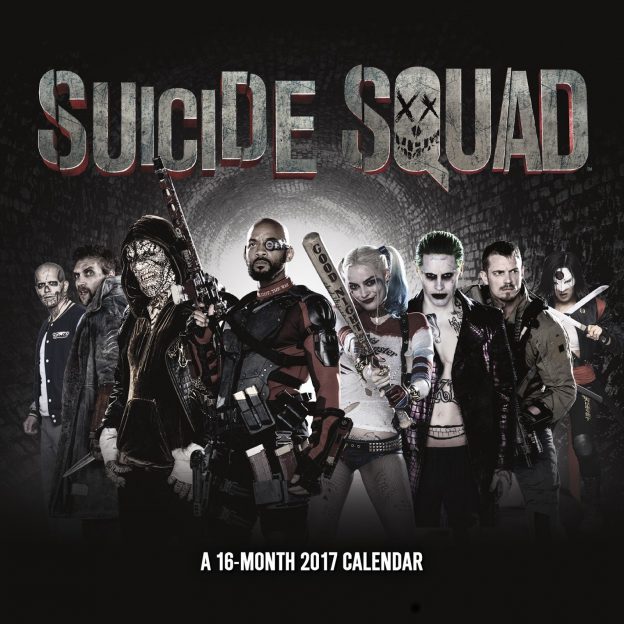 Suicide Squad calendar cover