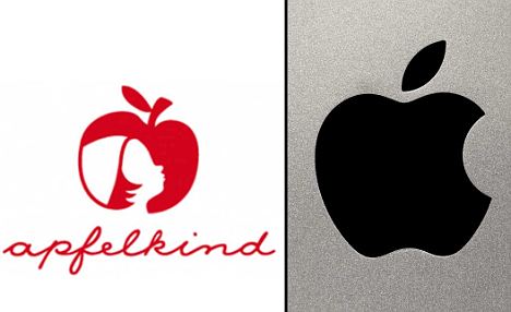 Apfelkind Logo vs Apple logo