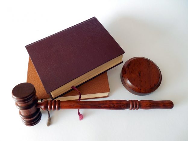 hammer gavel law books legal