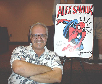 Alex Saviuk at Tampa Comic-con  photo/Brandon Jones