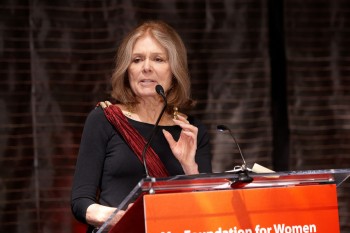 Gloria Steinem attending the Ms. Foundation for Women’s 23rd annual Gloria Awards, named for her, on May 19, 2011. photo/ Ms. Foundation for Women via wikimedia