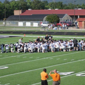 Ridgeland High School praying, Facebook photo