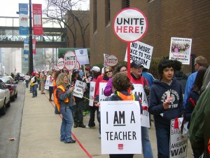 Chicago teachers won battles with strikes late last year, but now see 50 schools being closed. twitter.com/JeanPaulHolmes