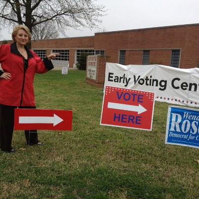 Wendy Rosen vote here signs