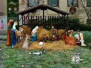Ellwood City Nativity scene