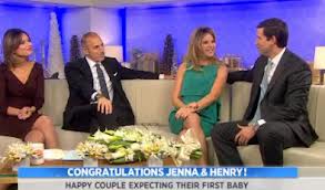 Jenna Bush Hager confirmed rumors by announcing her pregnancy this week   photo screenshot of Today broadcast