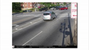 screen shot video stationary car gets speeding ticket
