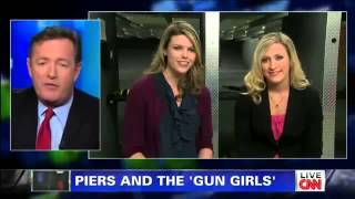 Piers Morgan gun girls