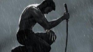 The Wolverine rain motion poster banner photo