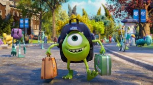 Mike goes to college Monsters University