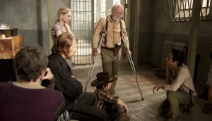 Walking Dead cast photo in prison