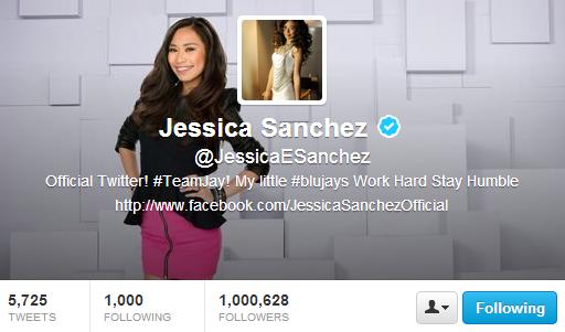 Jessica Sanchez is the first AI season 11 contestant to pass 1 million followers Image/Screen Shot