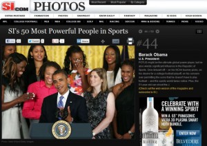 Obama Sports Illustrated Top 50 powerful people