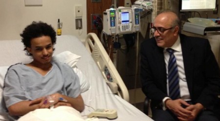 Azzam bin Abdel Karim visiting the "person of interest" in the hospital just prior to his deportation decision