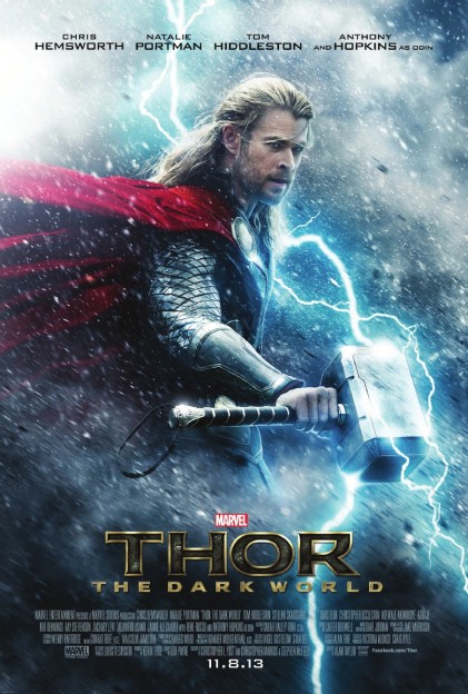 Chris Hemsworth Thor Dark World poster