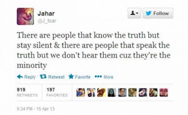 DzhokharTsarnaev twitter