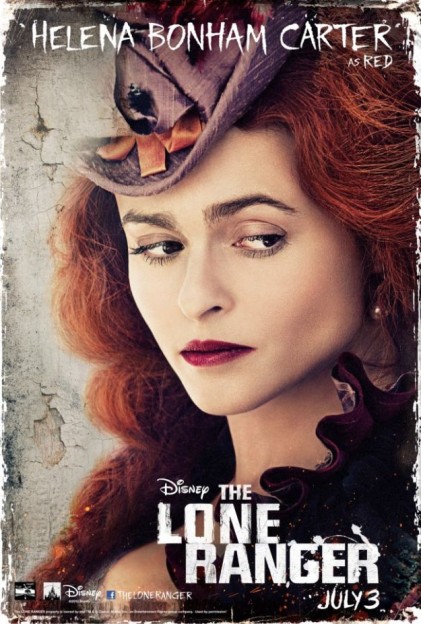 Helena Bonham Carter Lone Ranger poster