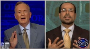 Bill O'Reilly and Nihad Awad of CAIR battle over Islam, terrorism and the Boston bombing photo screenshot Fox video