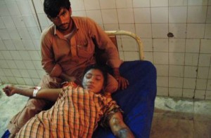 Bushra Pakistan actress acid attack