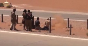 Sunni Muslims execute truckers in a video - one example of the rise of violence in the Middle East against religious minorites