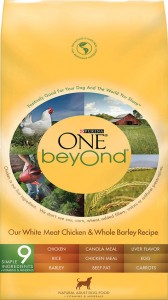 Purina ONE beyOnd Our White Meat Chicken & Whole Barley Recipe Adult Dry Dog Food  Image/FDA