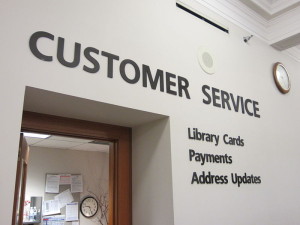 Customer Service at Portland Oregon library